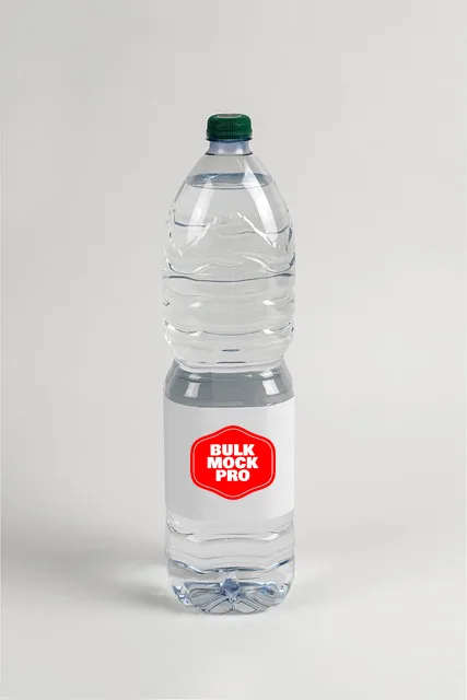 Water bottle mockup
